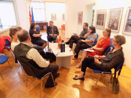 Работна средба помеѓу претставници на Министерството за култура на Р МАкедонија и Министерството за култура на Р Бугарија (снимка)