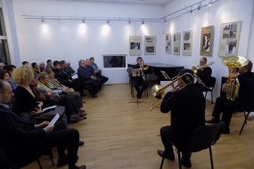 Концерт „Класиката го среќава Џезот“ на Квартет тромбони во Музеј „Борис Христов“ во Софија (фотографија)