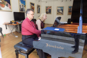 Солистички рецитал на пијано дуото Аврамовска – Мариновски (фотографија)