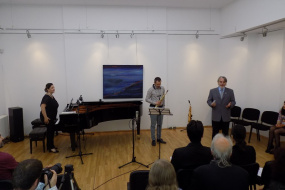 Концерт на Нинослав Димов - саксафон и Маја Поповиќ Караиванова - пијано (фотографија)