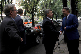 Посещение на Президента на Р. Македония Георге Иванов в КИЦРМ, София (снимка)