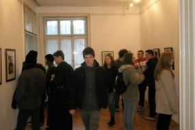 Посещение на ученици и учители от средното художествено училище "Лазар Личеноски" (снимка)