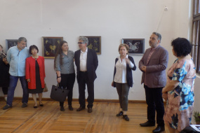 Со две македонски ликовни изложби беше отворен Седмиот Фестивал на Франкофонијата "Солеј" во Созопол (фотографија)