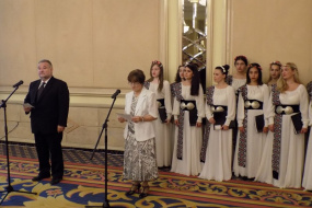 Прием и културна програма во хотел Балкан и Рускиот културно-информативен центар во Софија (фотографија) 