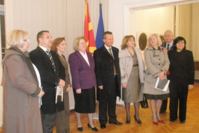 Посета на претседателот на Собранието на Р. Македонија Трајко Вељановски и парламентарна делегација на КИЦ на Р. Македонија во Софија (фотографија)