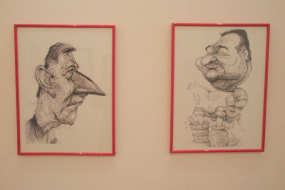 Никола Ангелкоски, проект: Изложба на карикатури (фотография)
