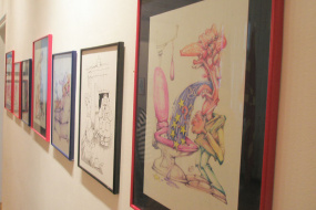 Никола Анѓелкоски, проект: Изложба на карикатури (фотографија)