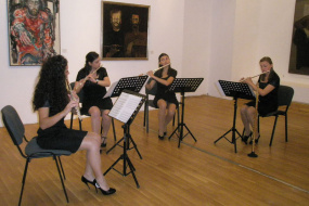 Музичка Младина на Македонија, проект: Концертен настап на квартетот флејти "АУЛОС“ (фотографија)