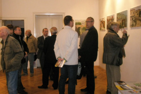 Ретроспективна изложба со цртежи и слики, инспирирани од старата архитектура на градот Кратово (снимка)
